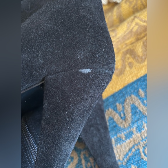 ๐BODEN ROSEBERRY Black Suede Knee-High Boots w/Silver Piping, Sz. 9, EU 40 ๐ - Picture 11 of 16